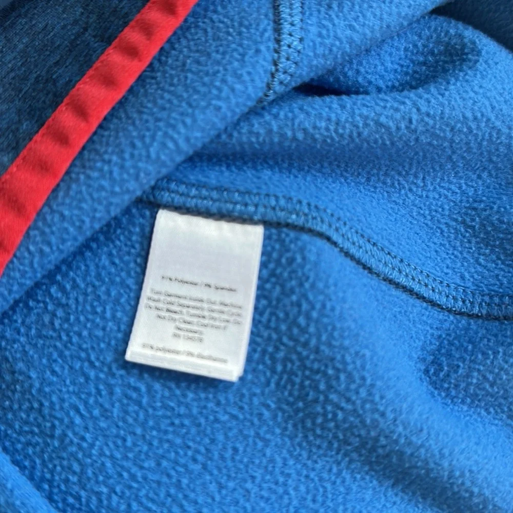 Vineyard vines America's Cup 2017 1/4 zip Men's Blue and‎ Red Sweater XS